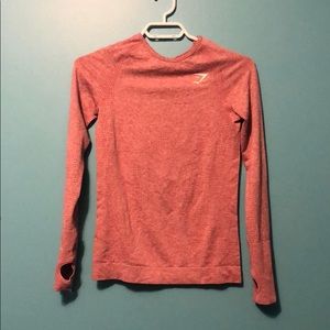 Pink vital seamless sports top